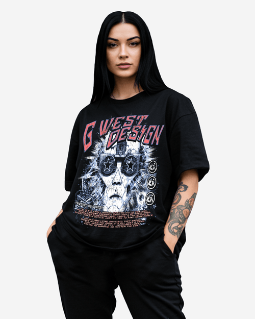 G West Womens Chasing Dreams Premium Oversized Tee
