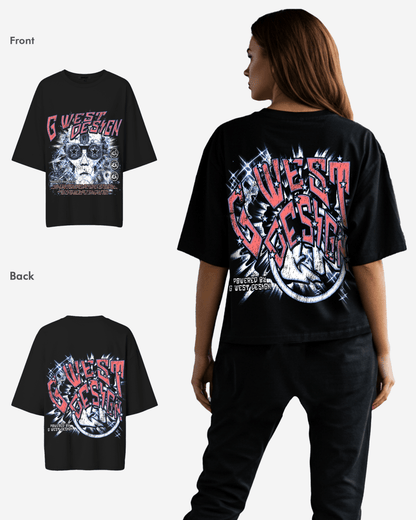 G West Womens Chasing Dreams Premium Oversized Tee