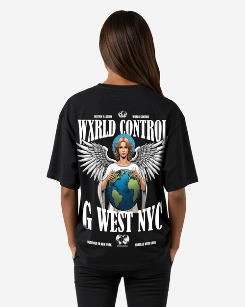 G West Womens Oversized World T-Shirt